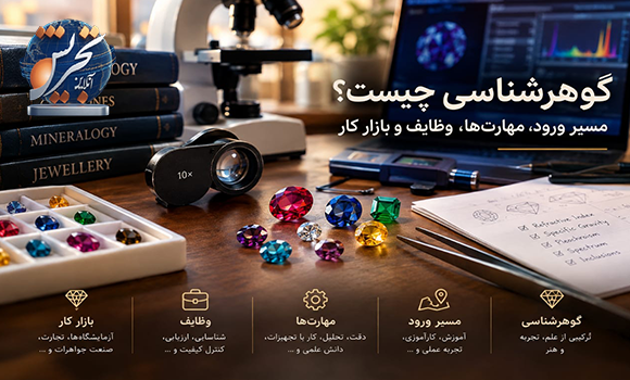 ابزارهای گوهرشناسی و بررسی سنگ‌های قیمتی توسط گوهرشناس