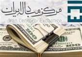 کاهش قیمت ارزها در مرکز مبادلات/ دلار ۴۲هزار و ۱۴۴ تومان شد