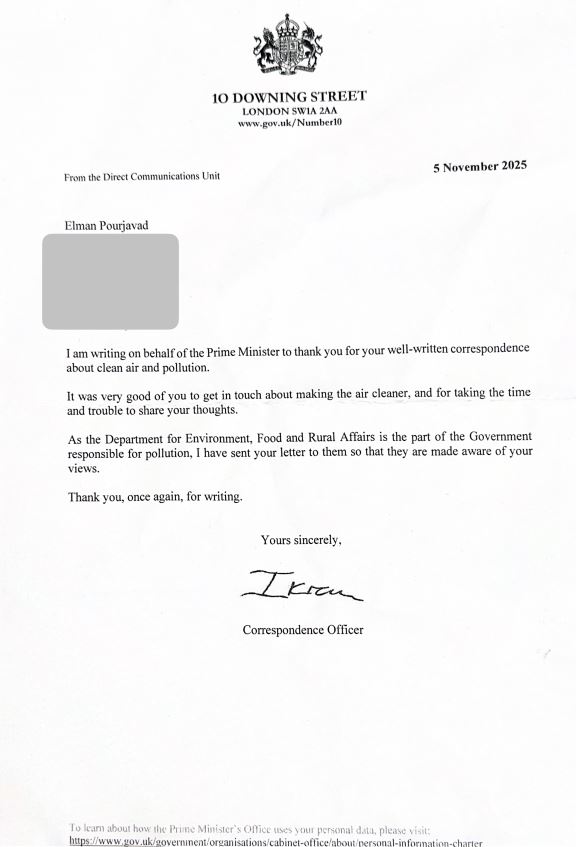 تقدیر نخست وزیر انگلستان از نوجوان۱۰ ساله ایرانی