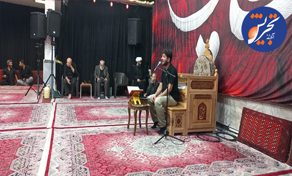 مراسم هفتم اباعبدالله حسین با حضور عاشقان آنحضرت در هیئت انصارالحسین دولاب محله میان برگزار شد