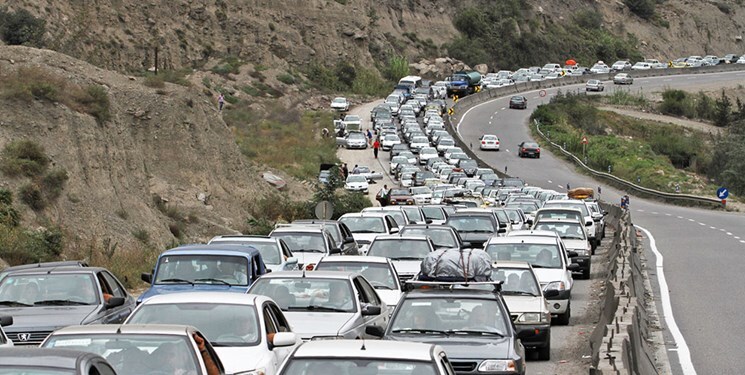 ترافیک سنگین در تمام جاده‌های شمال بجز فیروزکوه